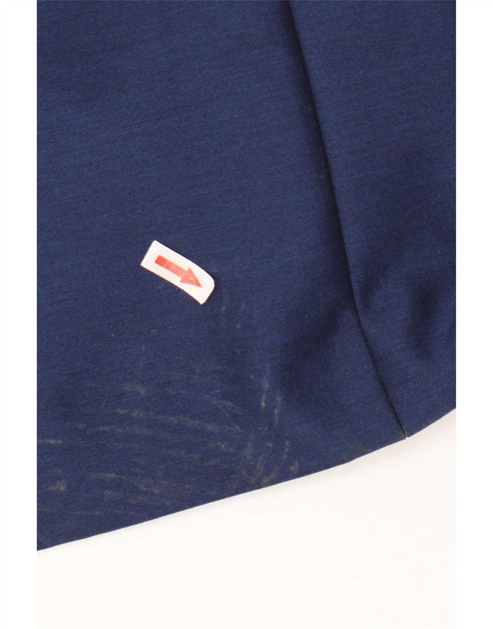 Vintage dameskedekjole UK 10 Small Navy Blue