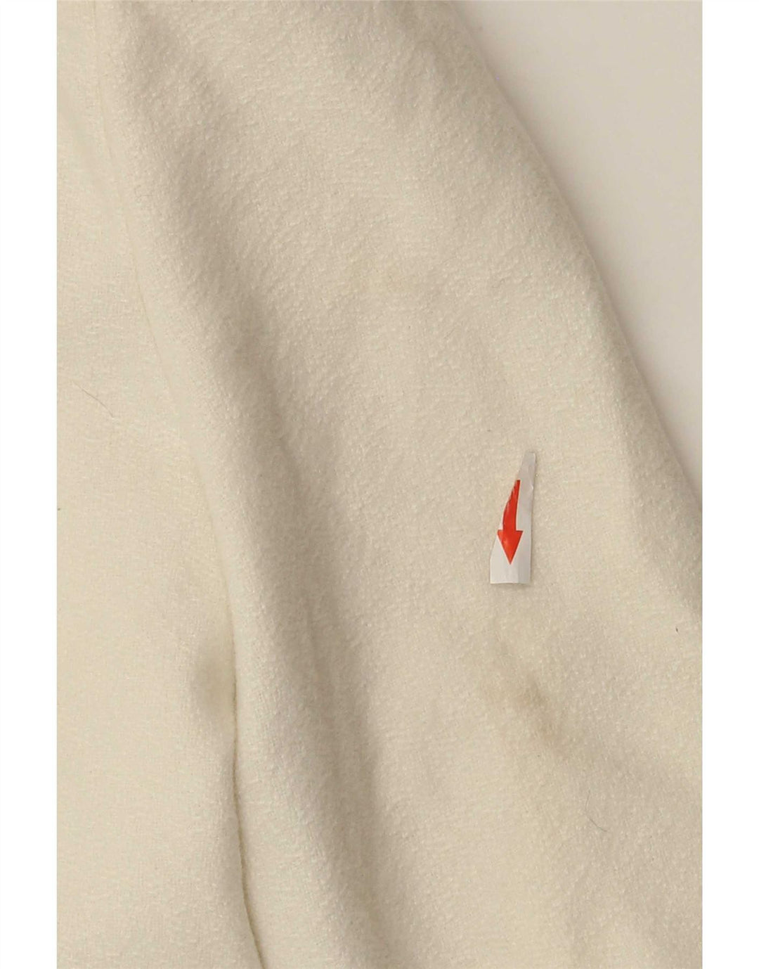 Vintage Bolero-jakke til kvinder UK 10 Small Off White Polyester