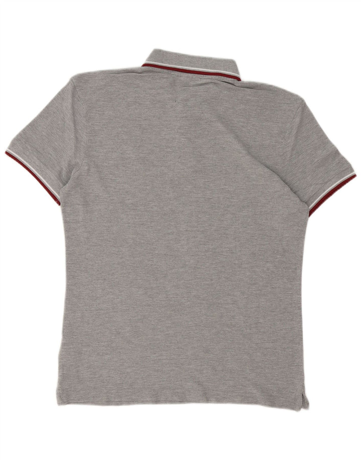 Diadora Herre Regular Fit Polo Shirt Medium Grey Bomuld