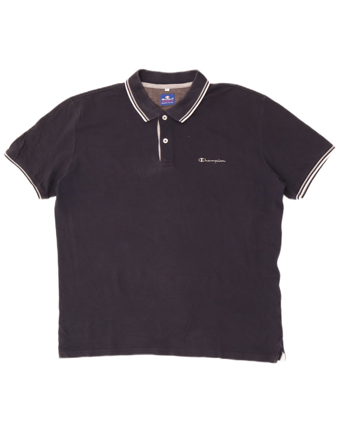 Champion Herre Polo Shirt Large Navy Blue