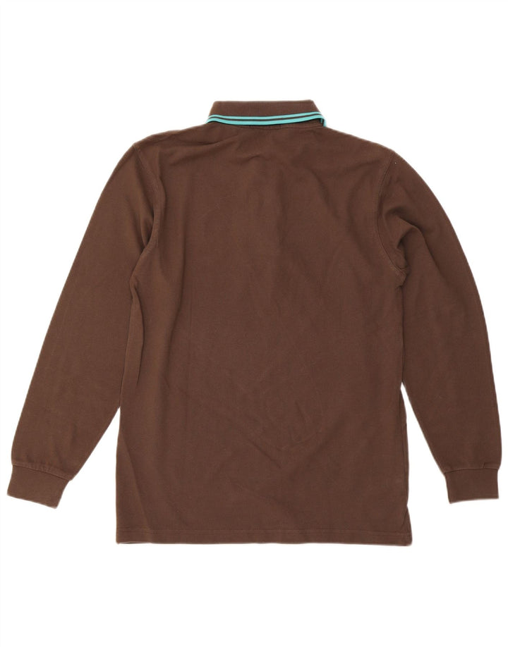 Fred Perry Langærmet herre poloskjorte lille brun bomuld