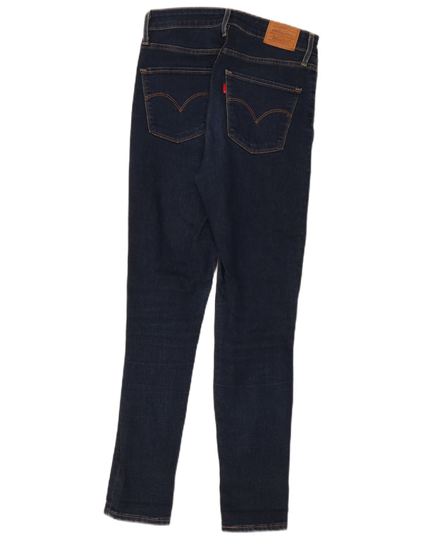 Levi's Dame 721 Skinny Jeans med høj talje W27 L28 Marineblå bomuld