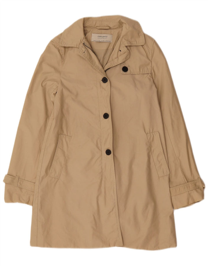 Zara Trench Coat til kvinder UK 6 XS Beige