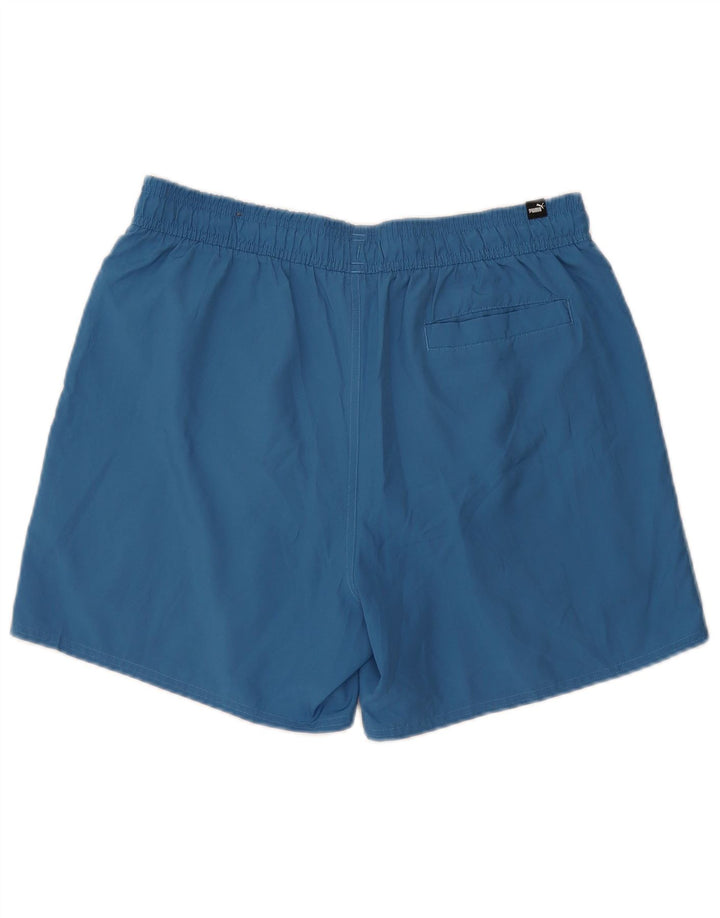 Puma Herre grafiske badeshorts store blå polyester
