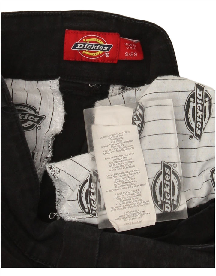 Dickies Dame Slim Chino Bukser US 9 Medium W29 L28 Sort Geometrisk