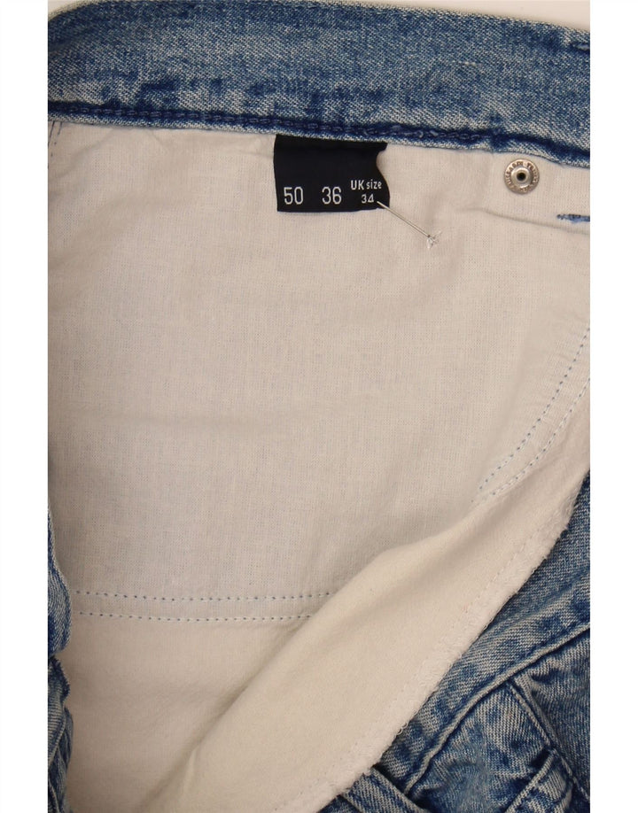 TRUSSARDI Mens Straight Jeans W34 L32 Blue Vintage Trussardi and Second-Hand Trussardi from Messina Hembry 