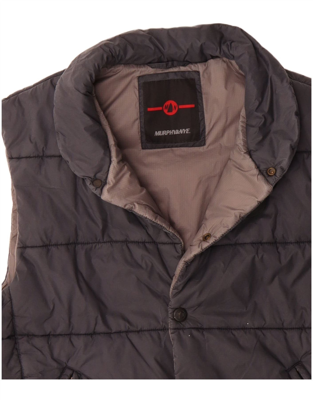 Murphy & Nye Herre Polstret Gilet UK 40 Large Black Polyester