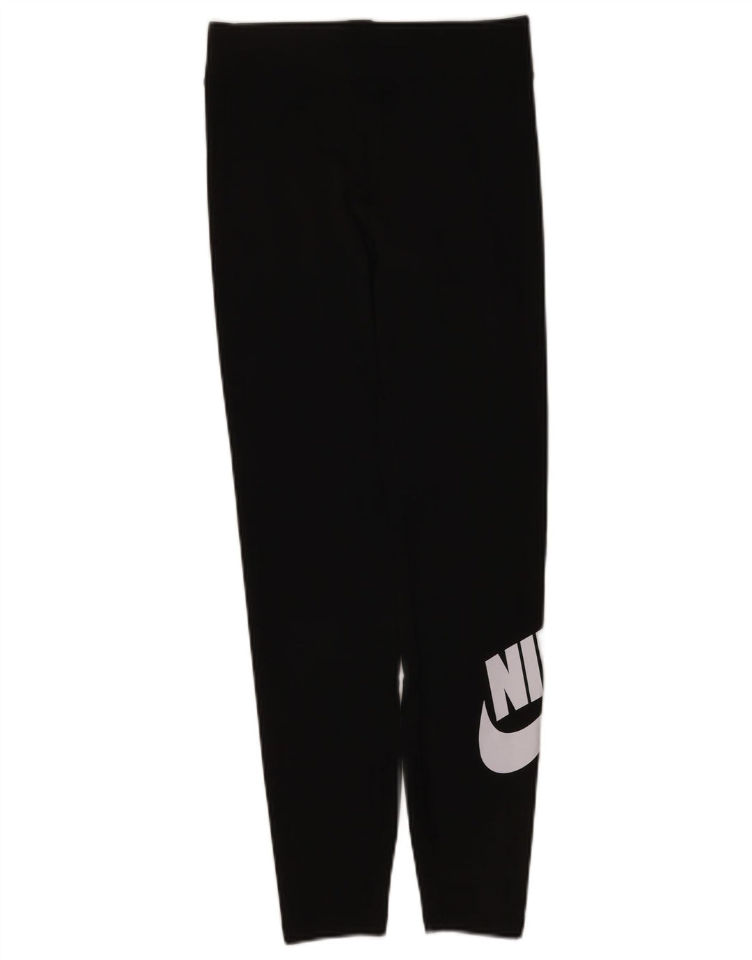 Nike Dame Grafiske Leggings UK 10 Small Black Bomuld