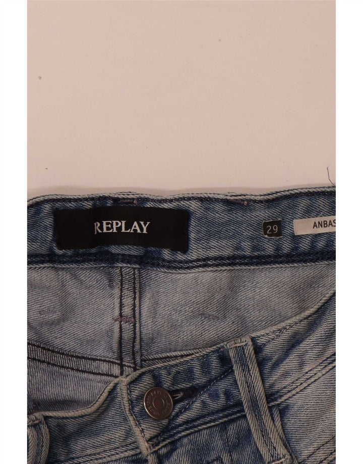 Replay Herre Anbass Slim Jeans W29 L30 Blå