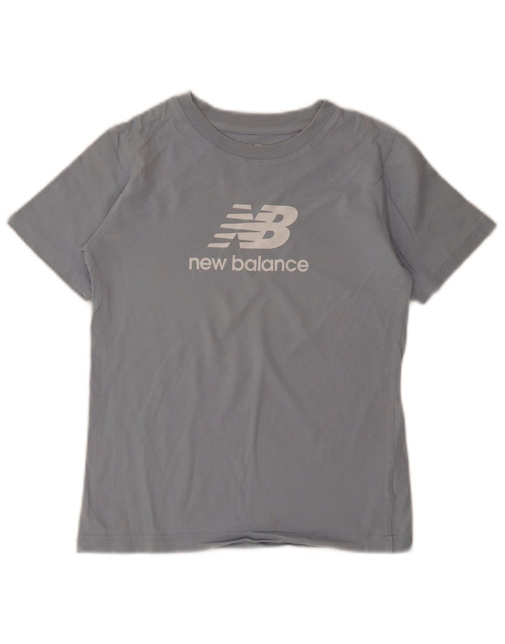 New Balance drenge grafisk t-shirt top 9-10 år mellemblå