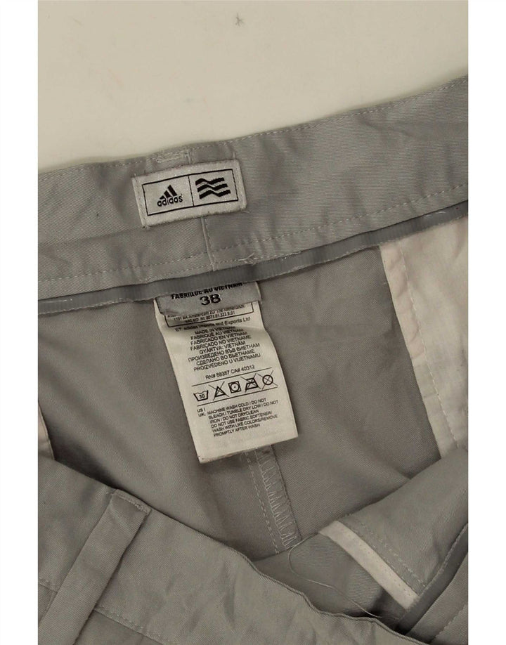 Adidas Chino Shorts til mænd W38 XL Grå polyester