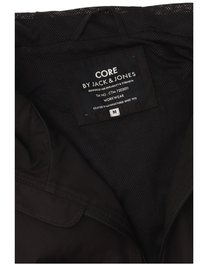 JACK & JONES Bomberjakke med hætte til mænd UK 38 Medium Sort