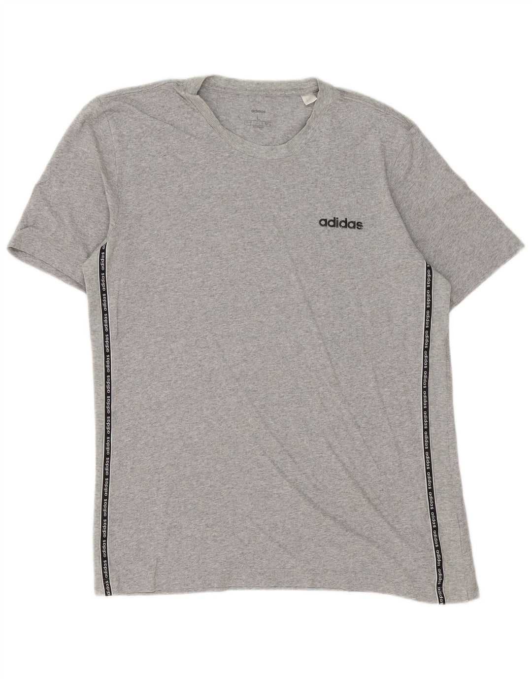 Champion Herre Grafisk T-Shirt Top Stor Grå Bomuld