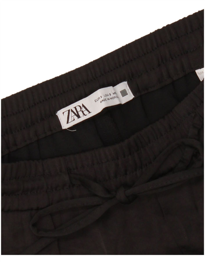 Zara Straight Cargo Bukser Small W27 L31 Sort