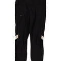 Under Armour Womens Crop Leggings UK 12 Medium Black Colourblock Polyester