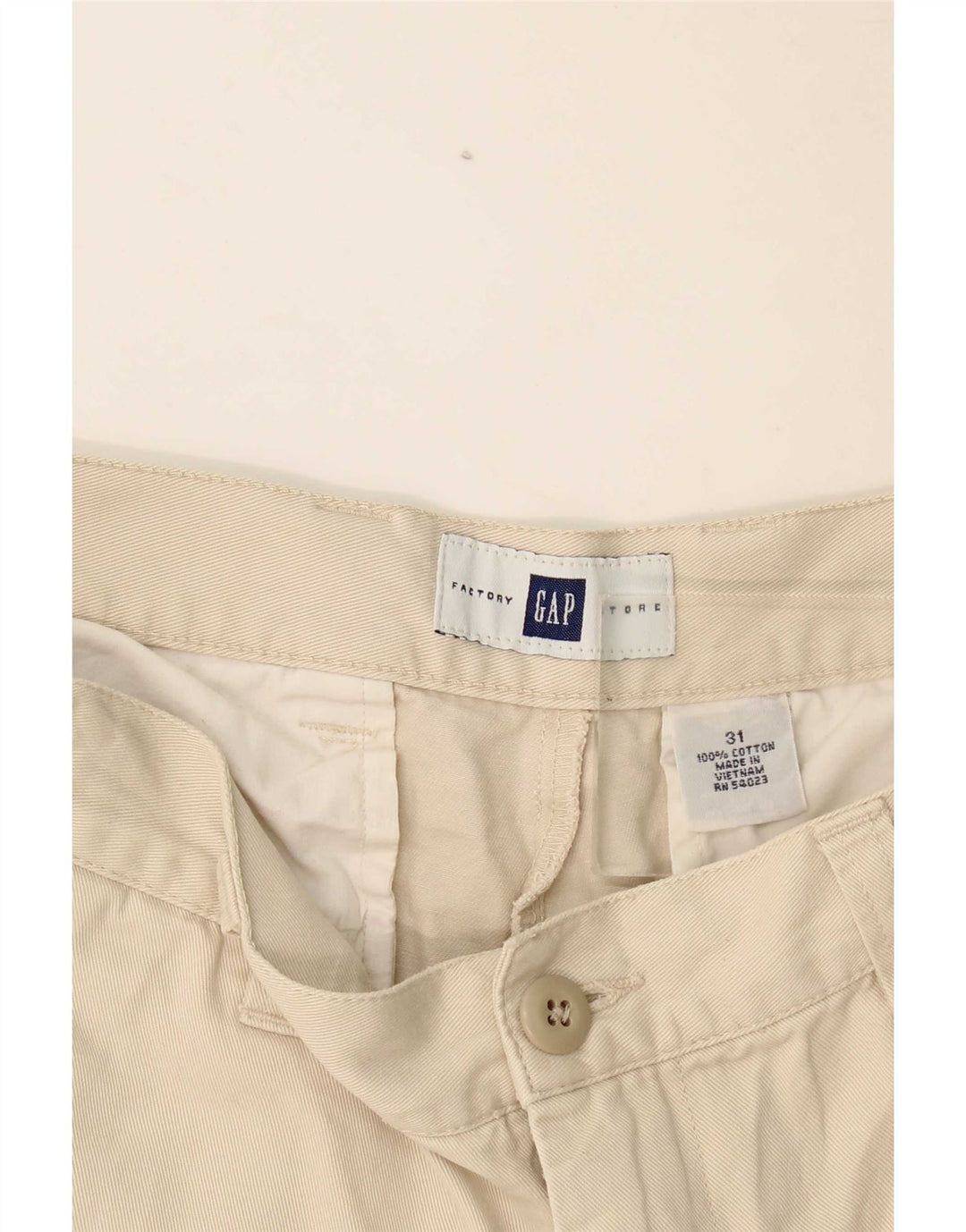 Gap Herre Chino Shorts W31 Medium Beige Bomuld