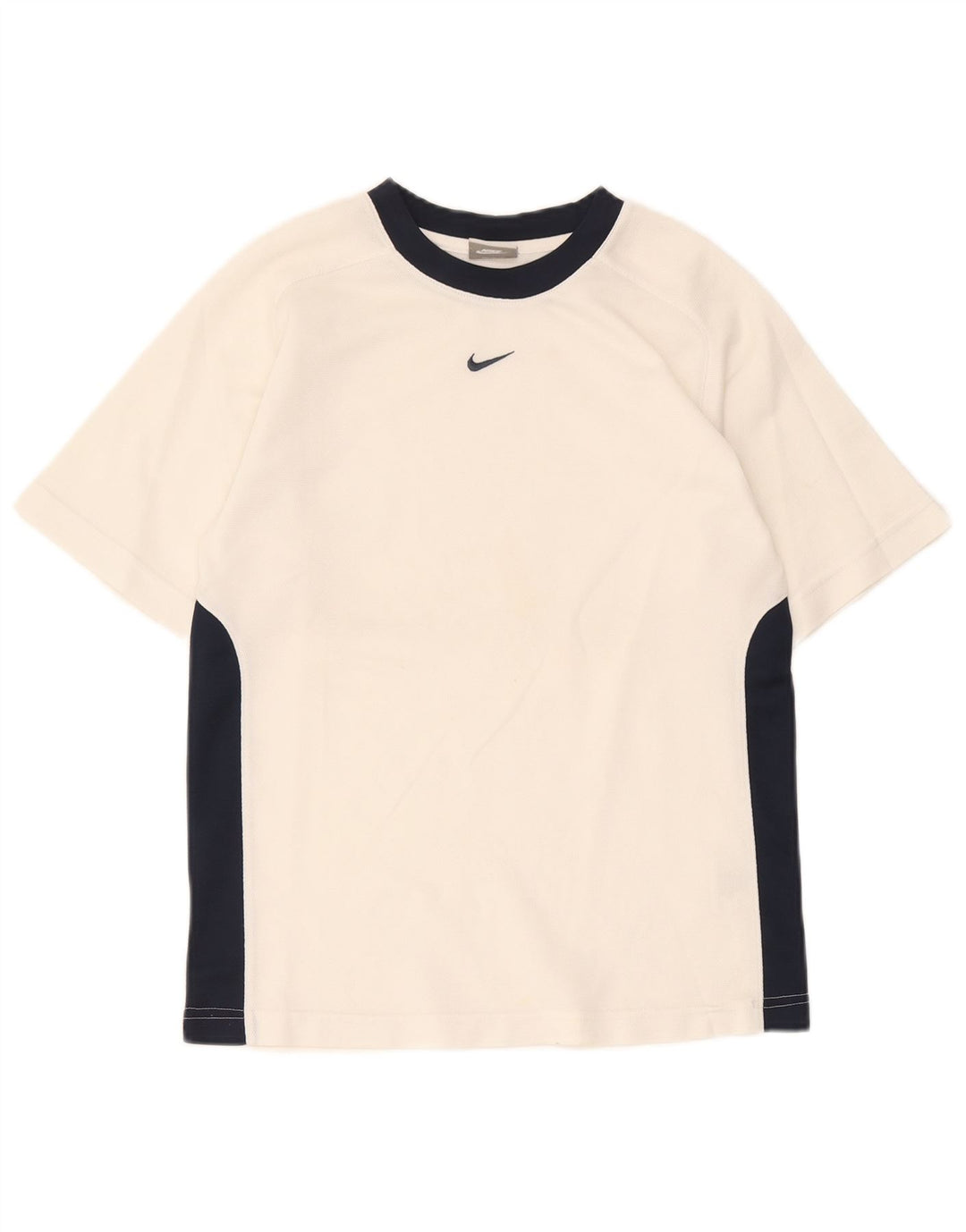 Nike Boys T-Shirt Top 10-11 år Medium White Colourblock Polyester