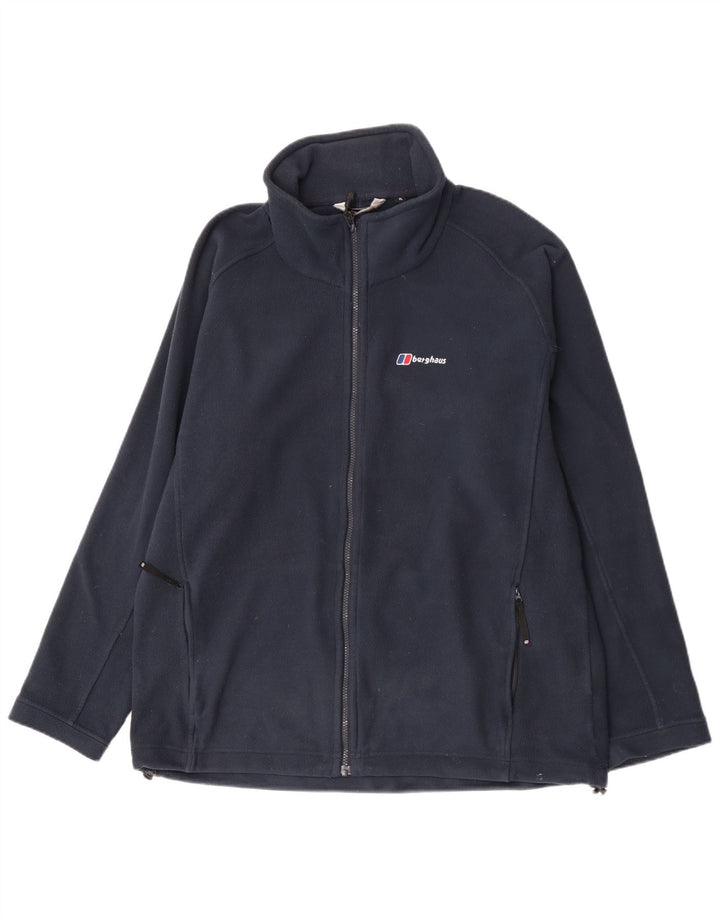 Berghaus Fleecejakke til mænd UK 42 XL Navy Blue Polyester