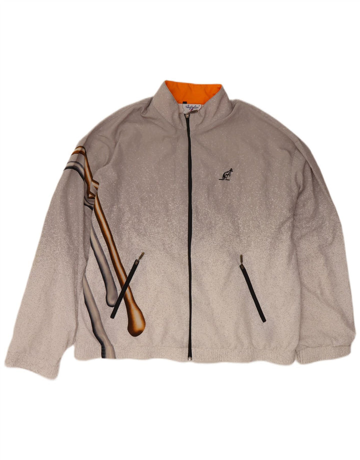 AUSTRALIAN L'ALPINA Træningsdragt til mænd Topjakke IT 54 XL Grå Flecked