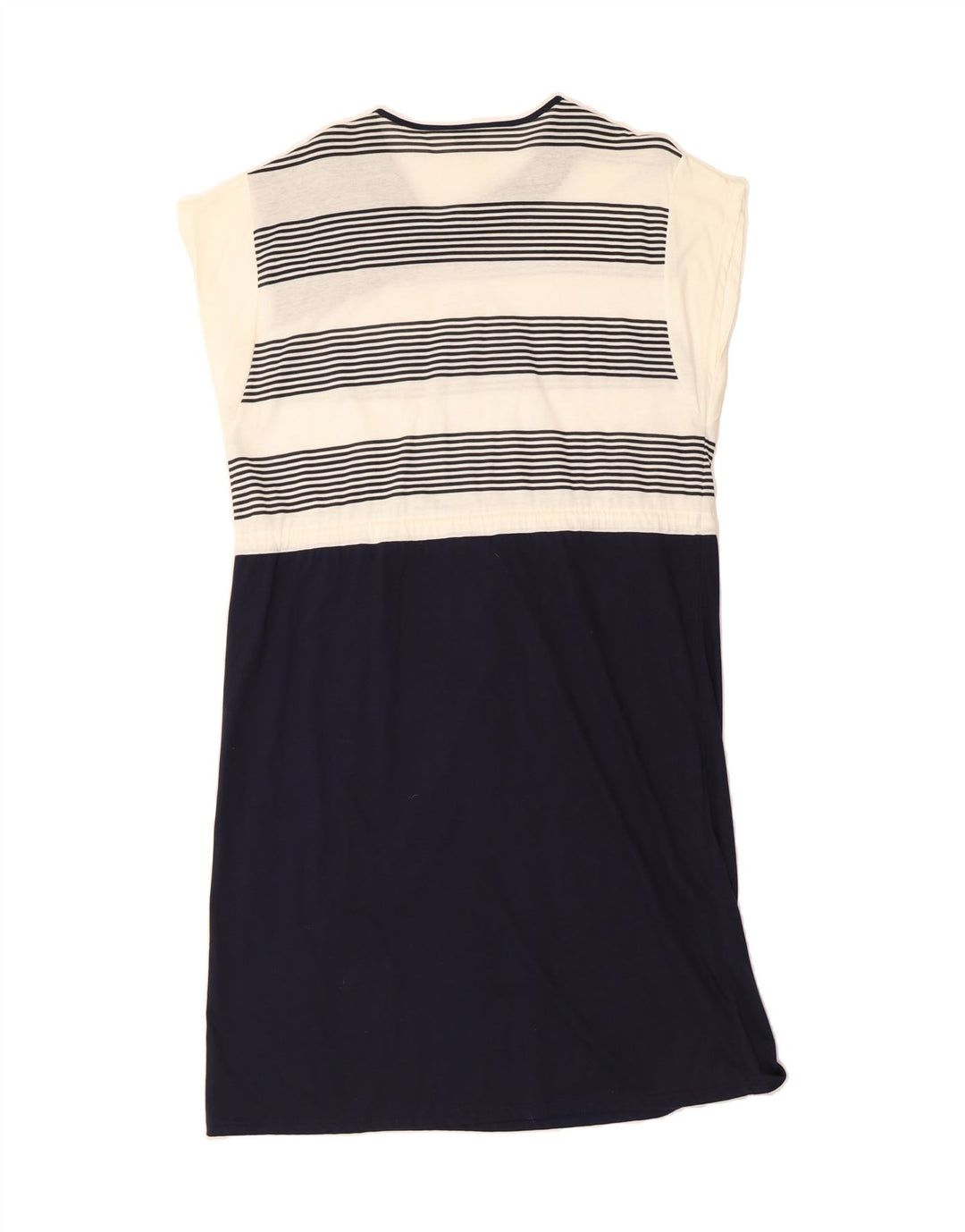 CHARMOR Womens Shift Dress IT 42 Medium Navy Blue Colourblock Nautical Vintage Charmor and Second-Hand Charmor from Messina Hembry 