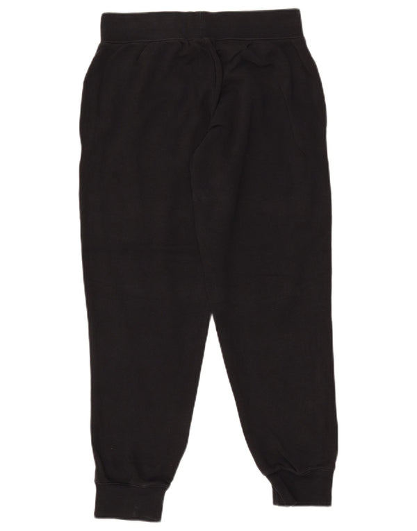 NIKE Womens Tracksuit Trousers Joggers UK 12 Medium  Black Cotton