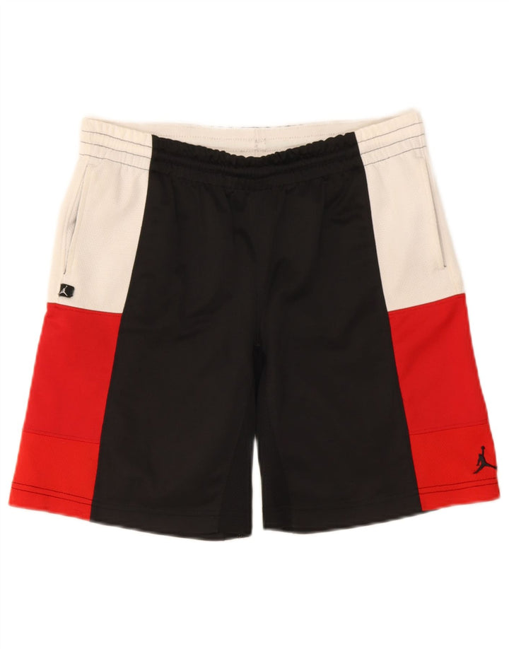 Jordan Boys Sports Shorts 8-9 år Small Black Colourblock