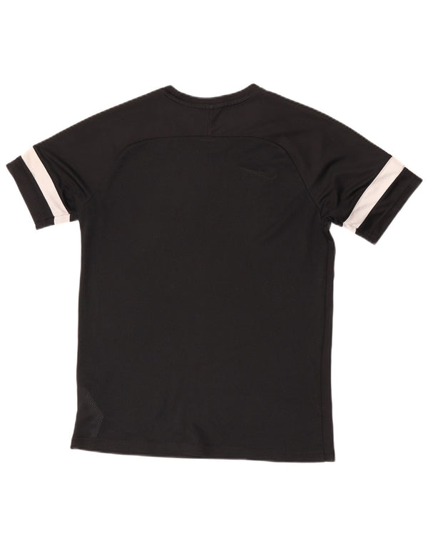Nike Boys Dri Fit T-shirt Top 13-14 år XL Sort Colourblock Polyester