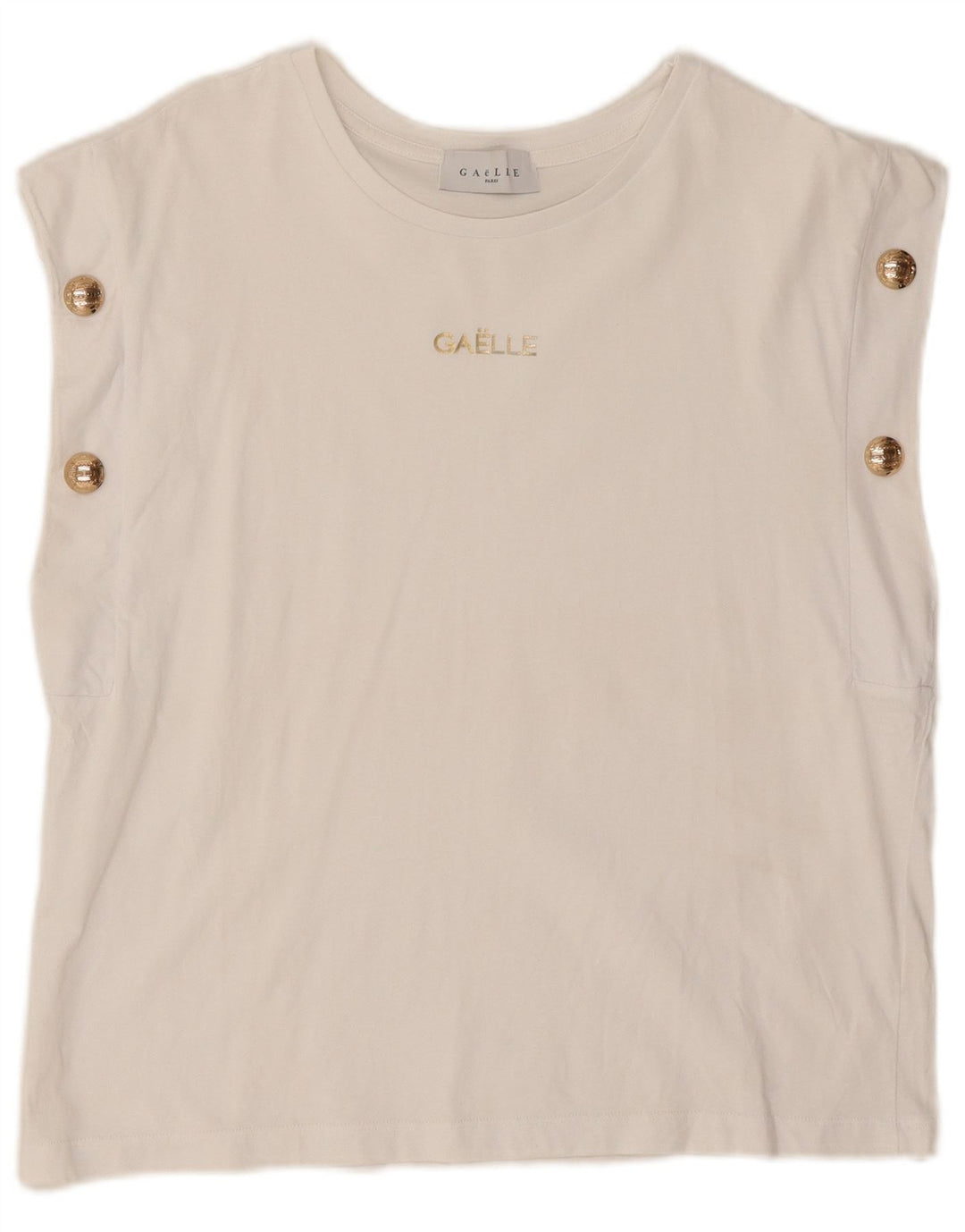Gaelle Damevest Top UK 12 Medium White