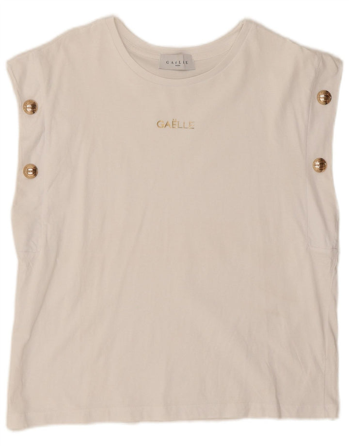 Gaelle Damevest Top UK 12 Medium White