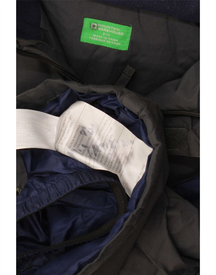 Mountain Warehouse Boys Windbreaker Jacket 9-10 Years Grey Colourblock