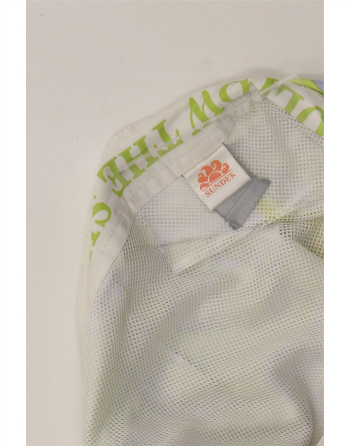 SUNDEK Badeshorts til mænd Small Green Floral Polyester
