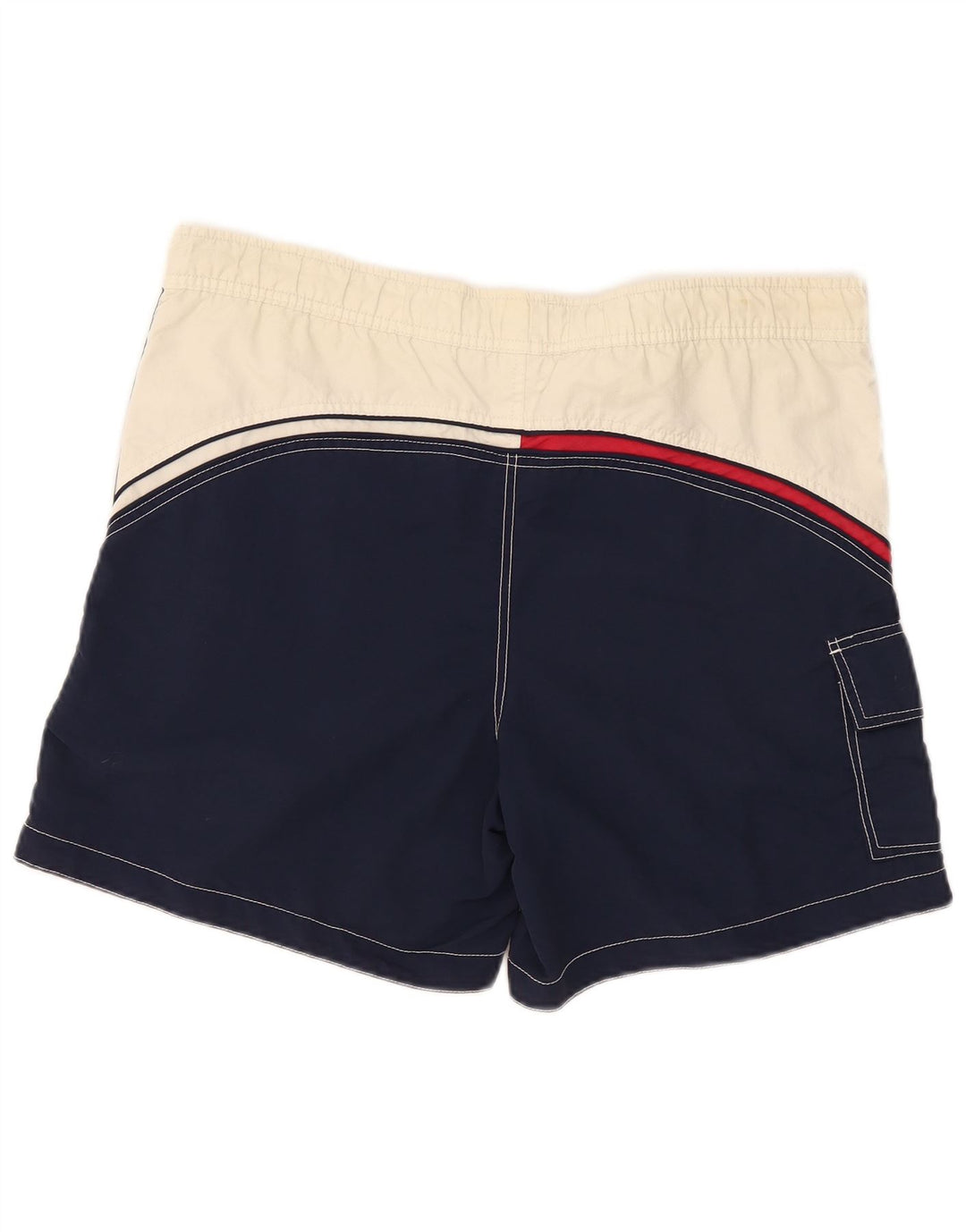 Tommy Hilfiger Herre Cargo svømmeshorts Medium Navy Blue Colourblock