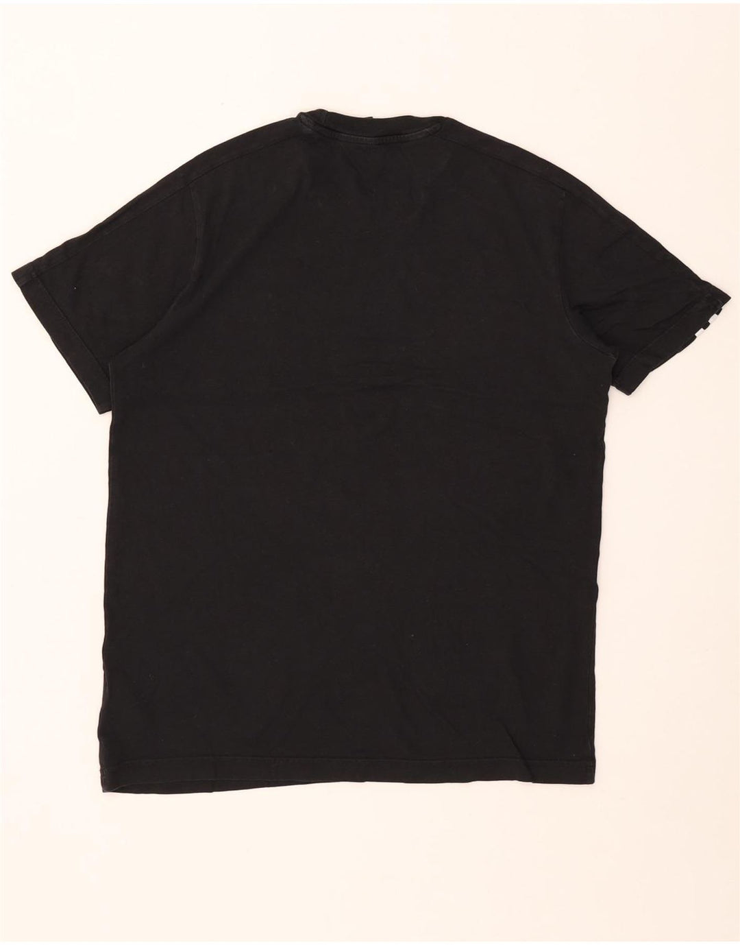 Adidas Herre T-Shirt Top Medium Sort Bomuld