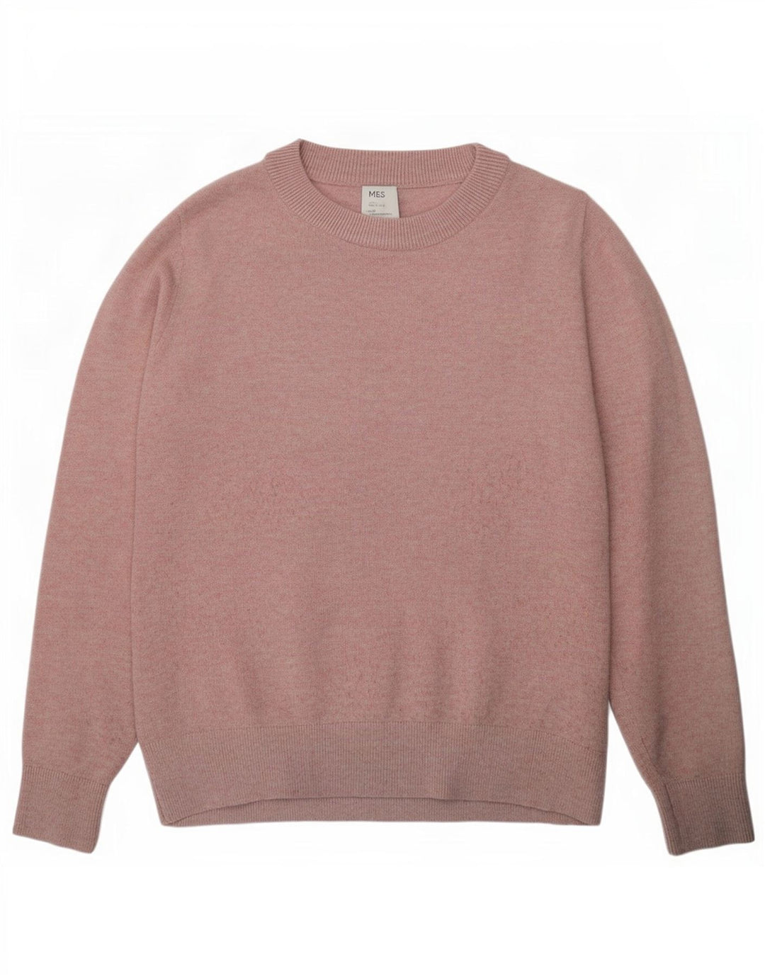 Marks & Spencer Dame sweater med rund hals DK 10 Lille Pink Polyester