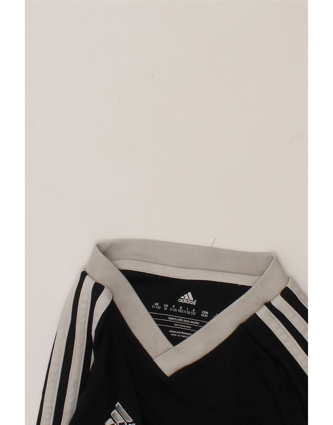 ADIDAS Boys Climacool T-Shirt Top 11-12 Years Black Polyester Vintage Adidas and Second-Hand Adidas from Messina Hembry 