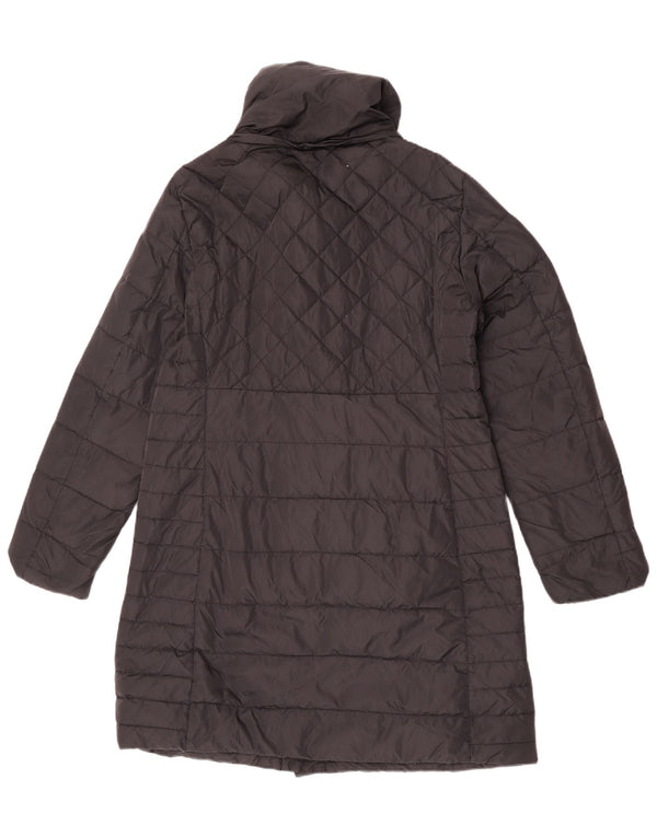 Marella Dame Sport Polstret Frakke UK 14 Stor Sort Polyamid