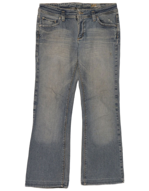 Lee Womens Heritage Bootcut Jeans US 13/14 Large W34 L30 Blue Cotton