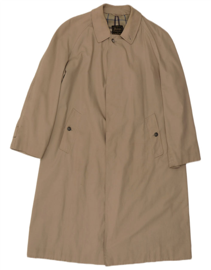 Herno Trench Coat til mænd IT 50 Large Beige
