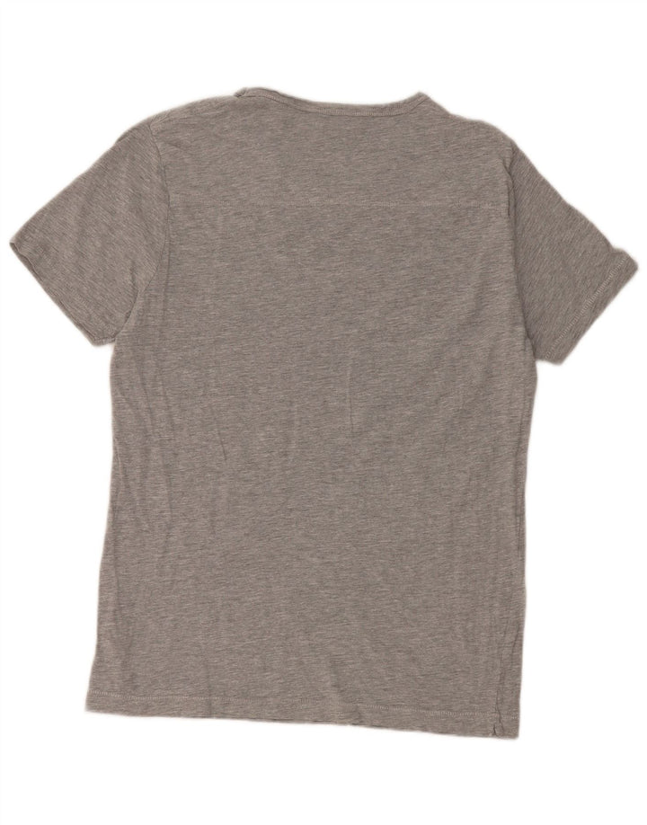 French Connection Dame T-Shirt Top UK 14 Stor Grå