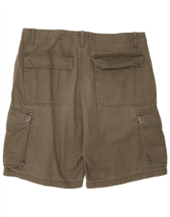 Jack & Jones Herre Cargo Shorts Large W34 Khaki Bomuld