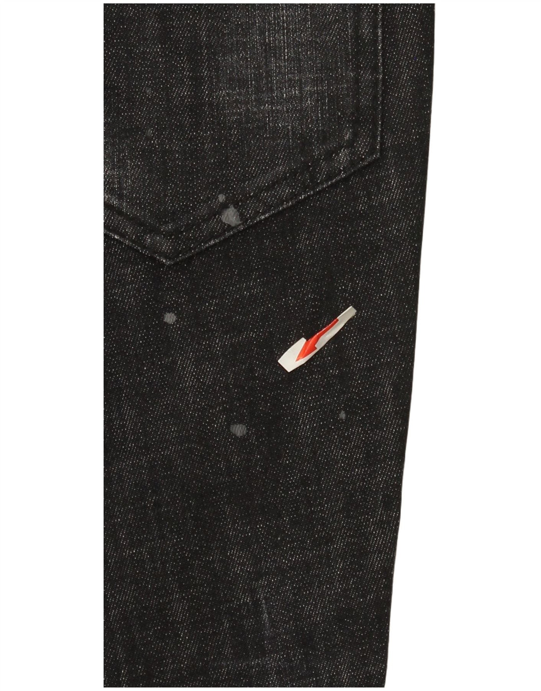 Dsquared2 Dame Straight Jeans IT 44 Medium W30 L26 Sort Bomuld