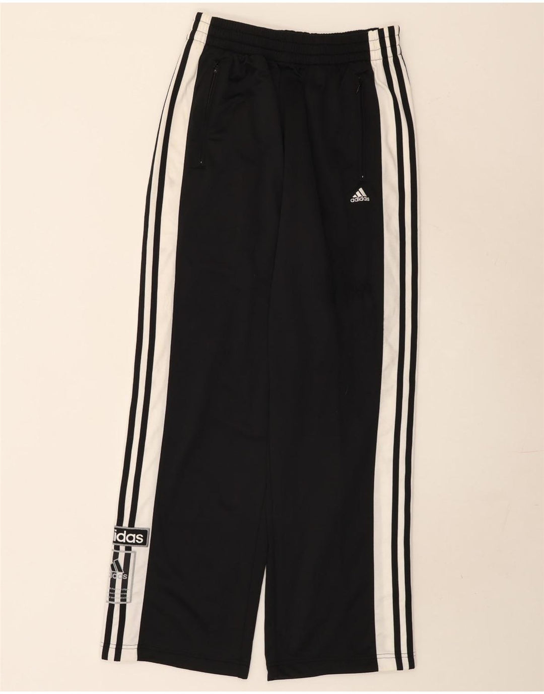 Adidas Træningsdragtsbukser til mænd Small Black Colourblock Polyester