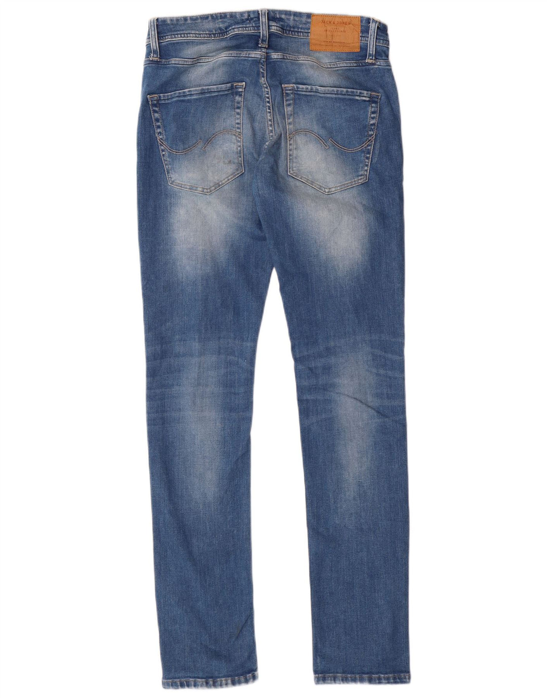 Jack & Jones Herre Tim Slim Jeans W30 L32 Blå Bomuld