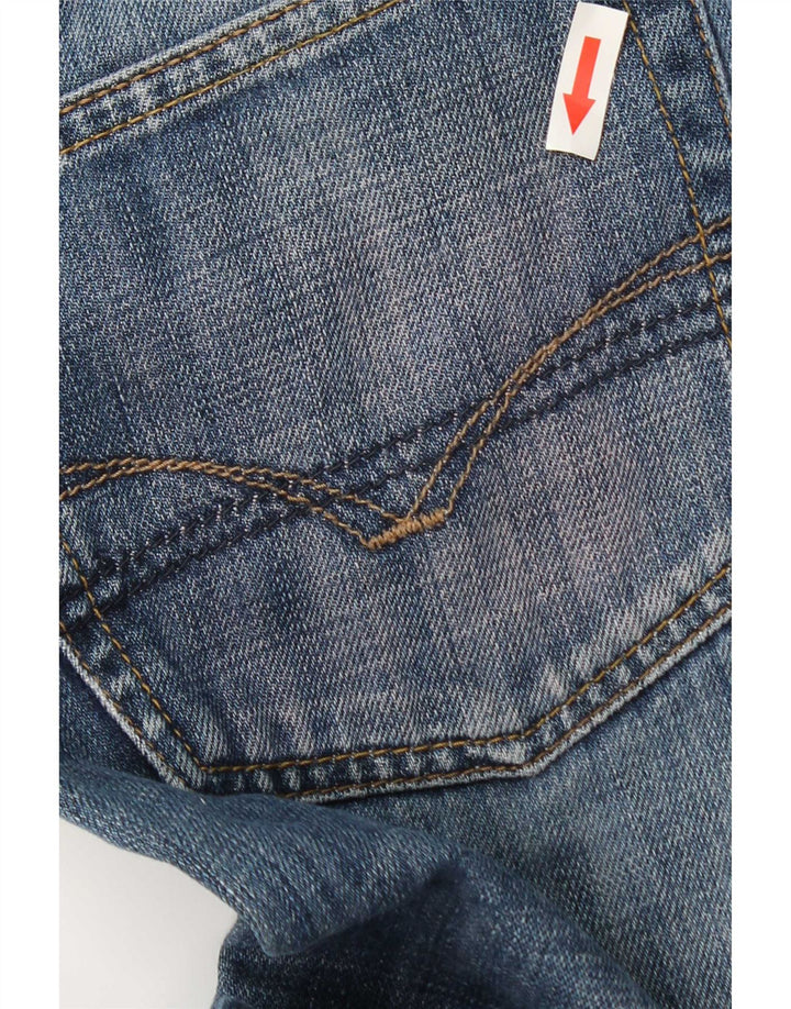 Casucci Straight Jeans til mænd W38 L32 Blå Bomuld