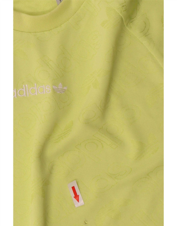 Adidas Herre grafisk T-shirt top lille grøn polyester