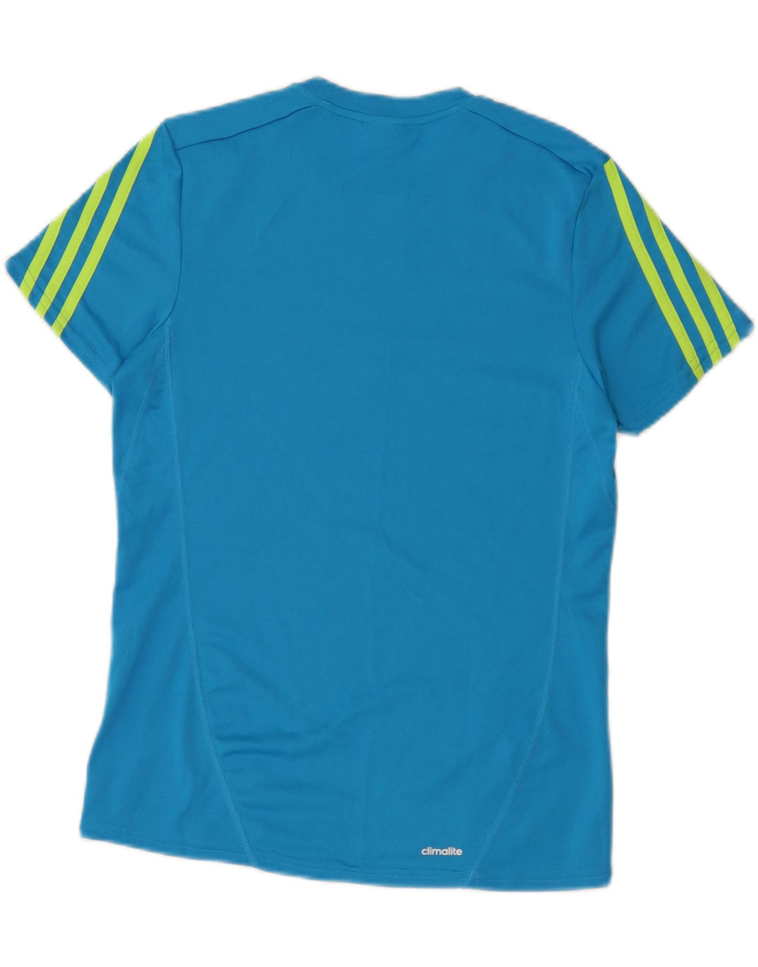 Adidas Herre Climalite Grafisk T-Shirt Top XS Blå Polyester