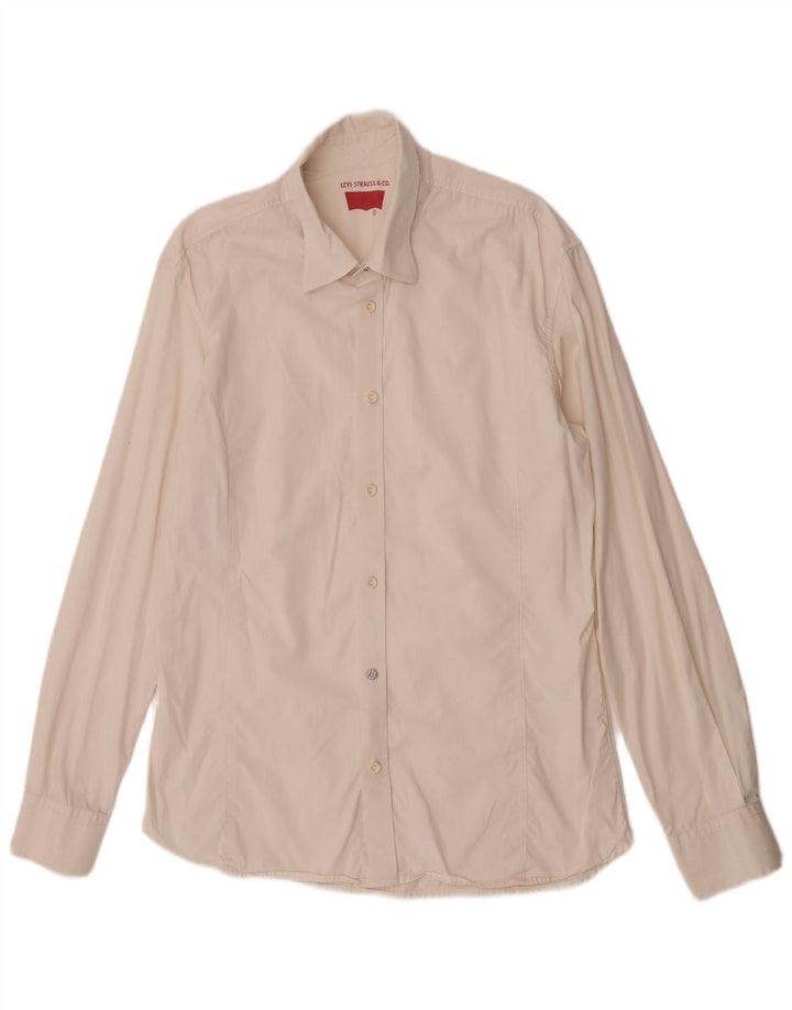 Levi's herre Regular Fit skjorte XL Off White