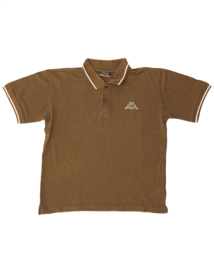 Kappa herre poloshirt Medium Khaki Bomuld