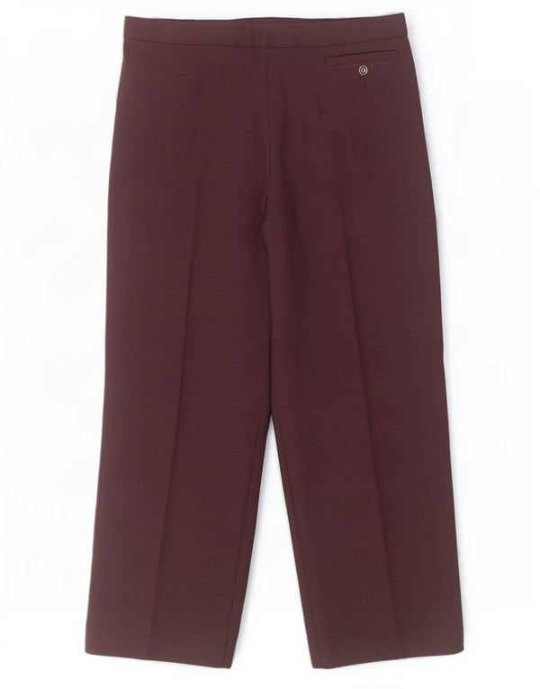 Marks & Spencer Kvinder korte fritidsbukser UK 12 Medium W30 L26 Burgundy