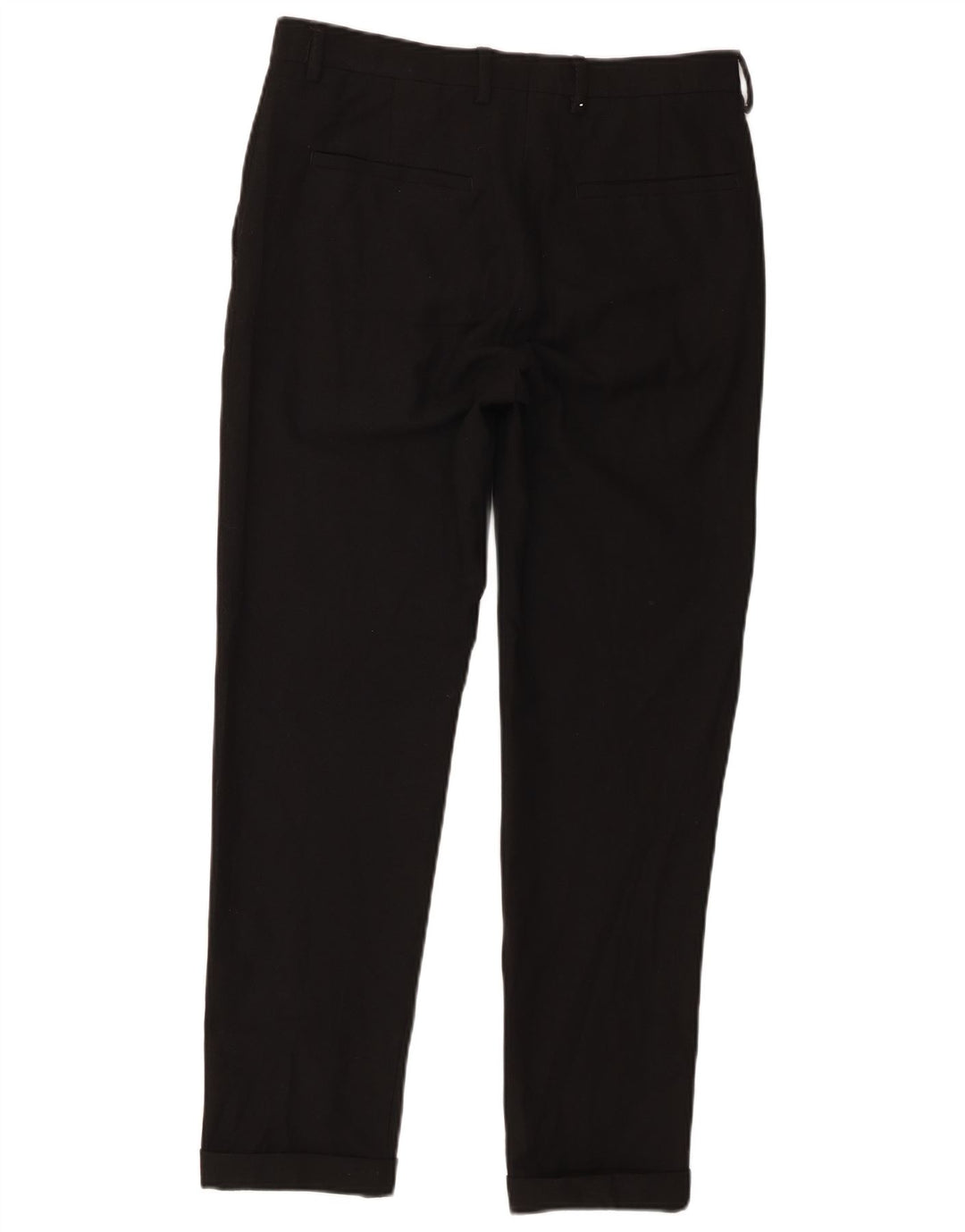 Zara Herre Lige Capri Bukser EU 38 Small W30 L20 Sort